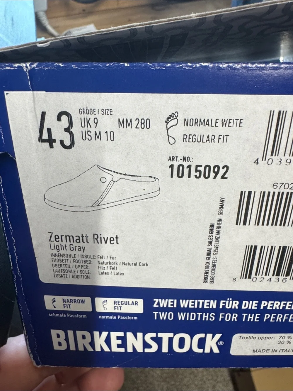 Birkenstock soft felt